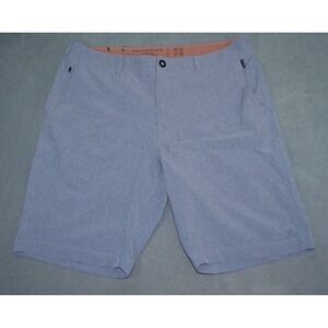 7 Diamonds Aeroplane Performance Shorts 10" Inseam Men's Size 36 Blue-Gray 10"